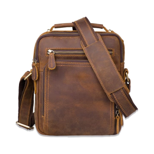 Leather Messenger Bag